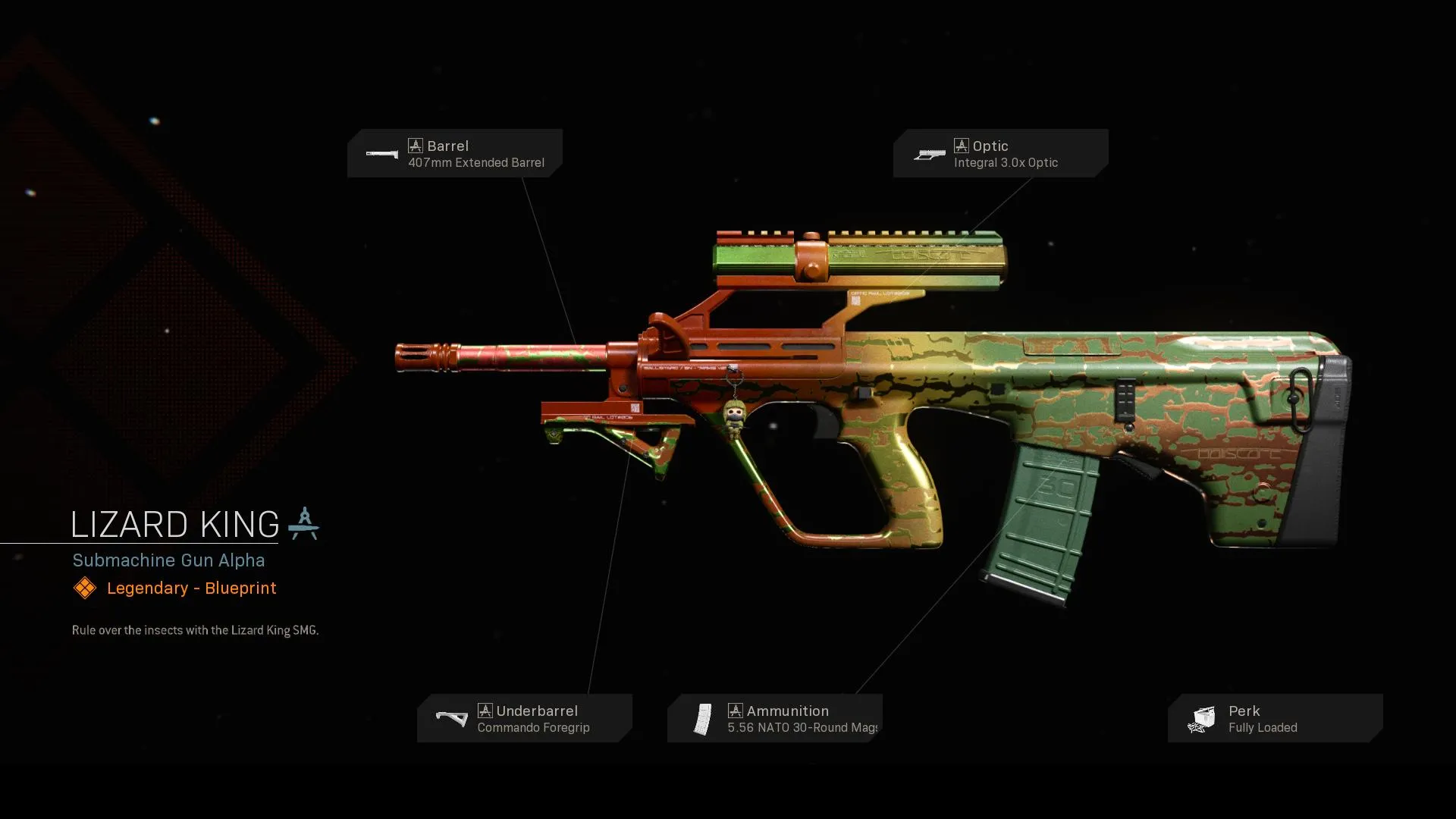 Lizard King - COD Warzone and Modern Warfare Weapon Blueprint | Call of Duty Lizard King - COD Warzone and Modern Warfare Weapon Blueprint | Call of Duty