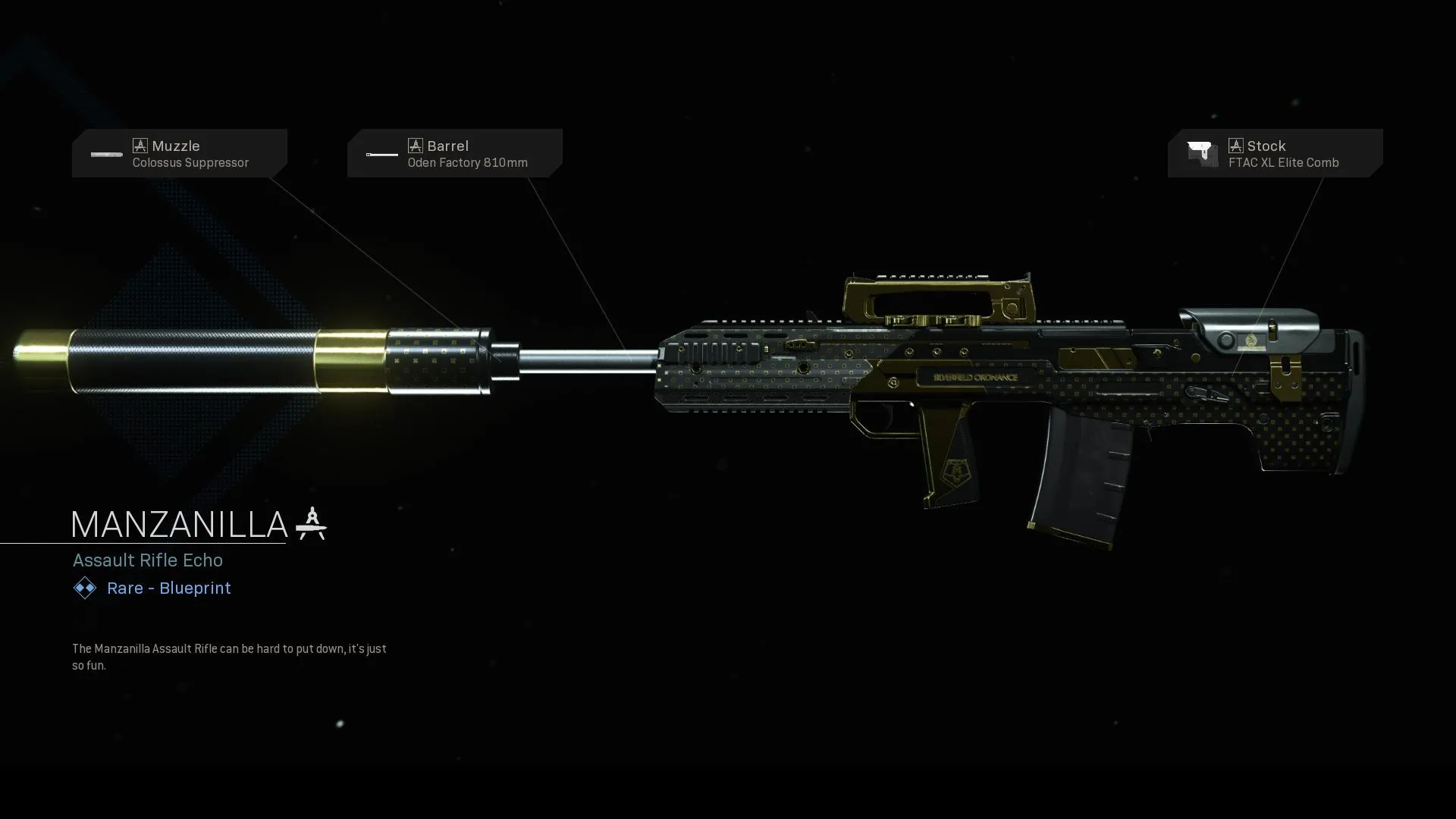 Manzanilla - COD Warzone and Modern Warfare Weapon Blueprint | Call of Duty Manzanilla - COD Warzone and Modern Warfare Weapon Blueprint | Call of Duty