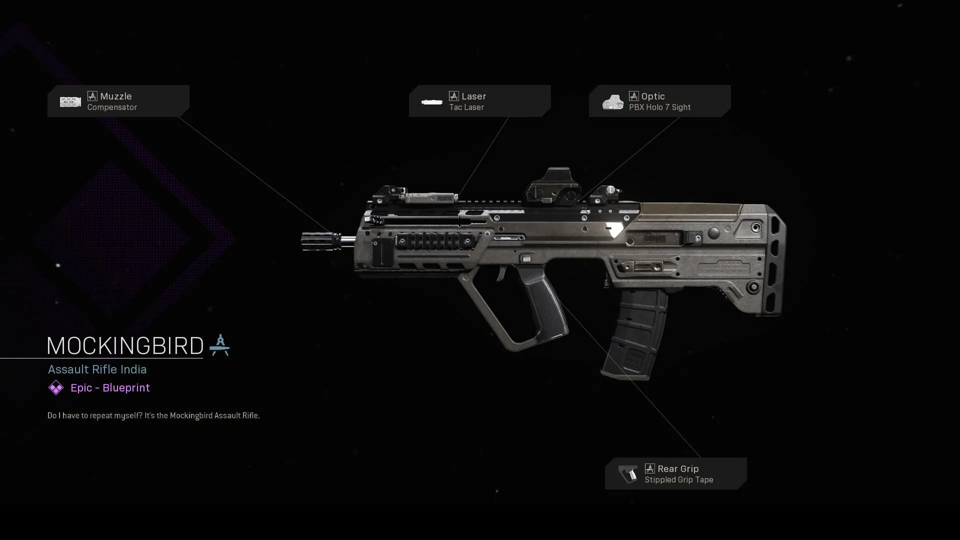 Mockingbird - COD Warzone and Modern Warfare Weapon Blueprint | Call of Duty