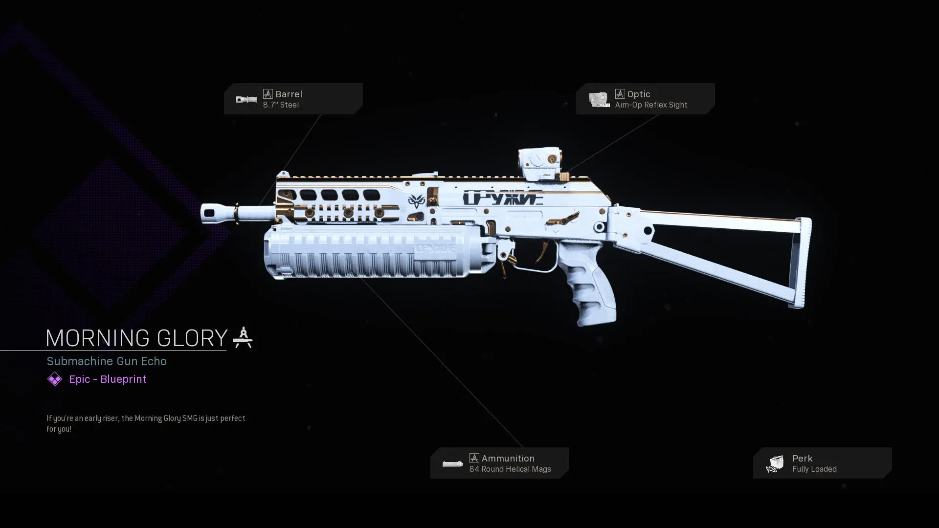 Morning Glory - COD Warzone and Modern Warfare Weapon Blueprint | Call of Duty