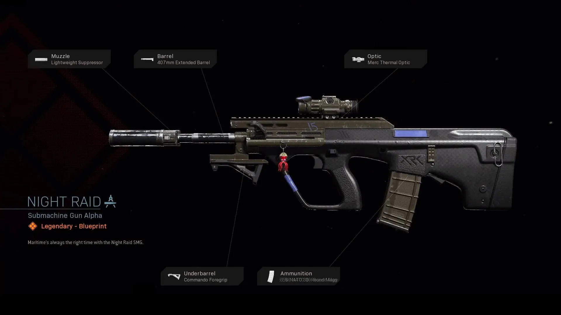 Night Raid - COD Warzone and Modern Warfare Weapon Blueprint | Call of Duty Night Raid - COD Warzone and Modern Warfare Weapon Blueprint | Call of Duty