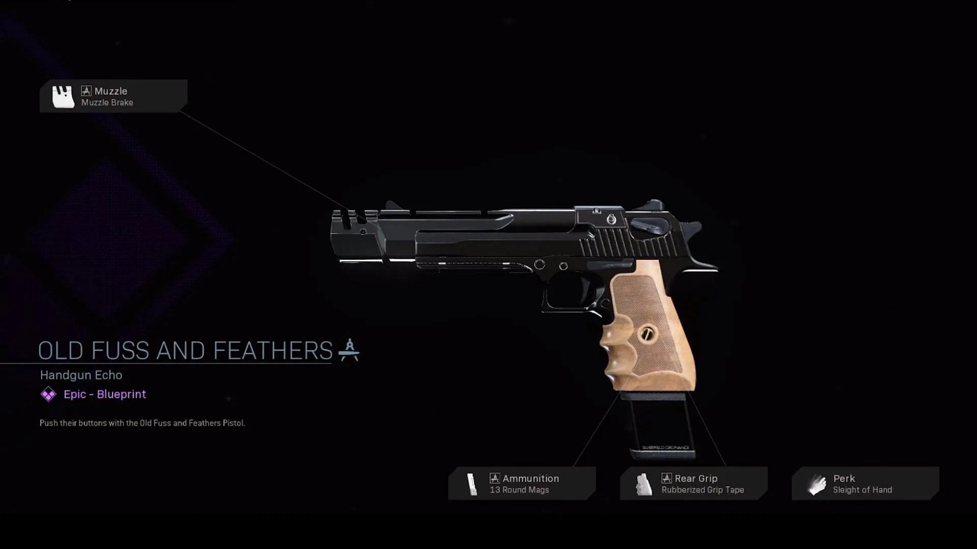 Old Fuss and Feathers - COD Warzone and Modern Warfare Weapon Blueprint | Call of Duty Old Fuss and Feathers - COD Warzone and Modern Warfare Weapon Blueprint | Call of Duty