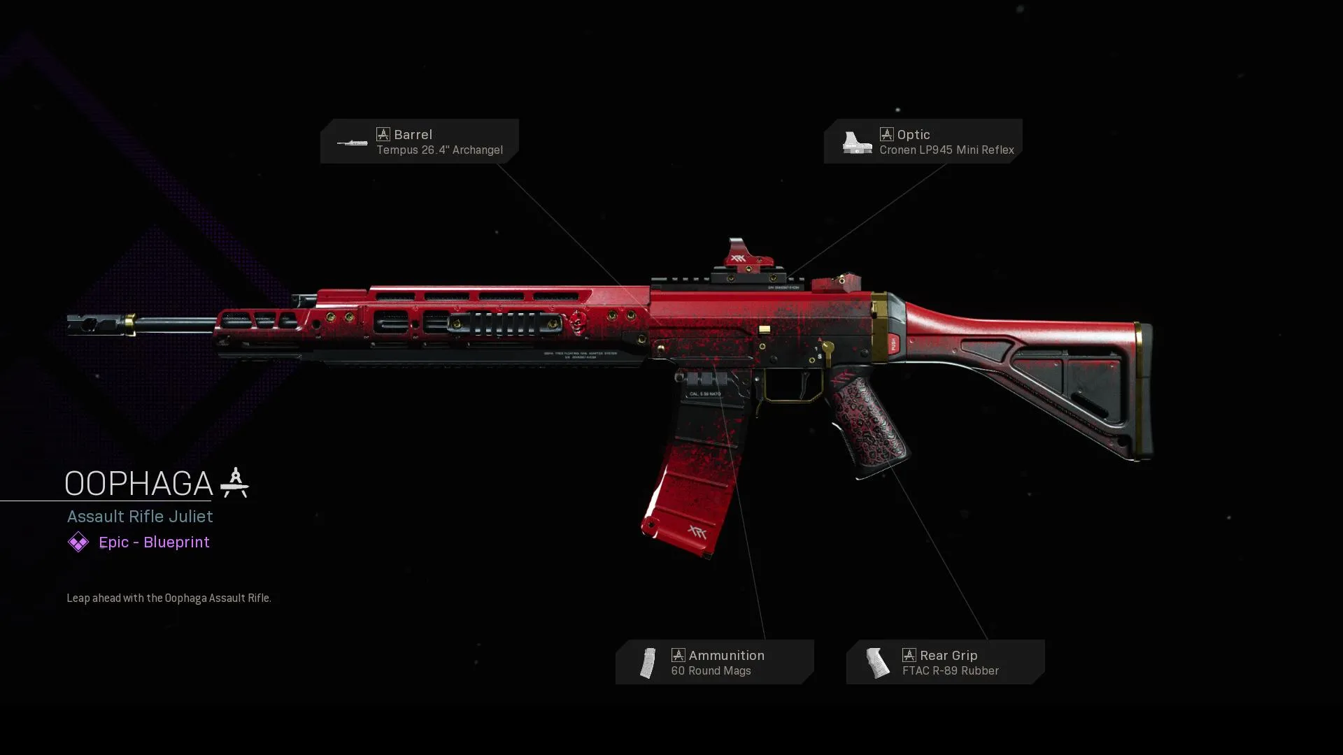 Oophaga - COD Warzone and Modern Warfare Weapon Blueprint | Call of Duty Oophaga - COD Warzone and Modern Warfare Weapon Blueprint | Call of Duty