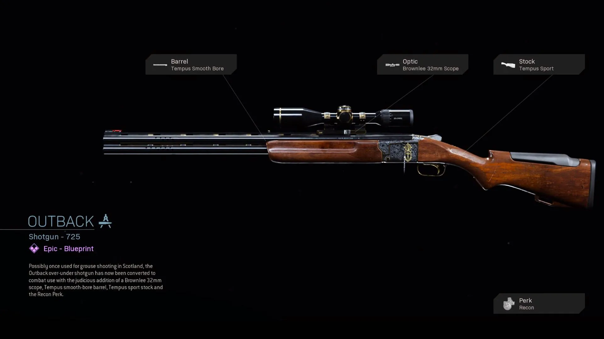 Outback - COD Warzone and Modern Warfare Weapon Blueprint | Call of Duty