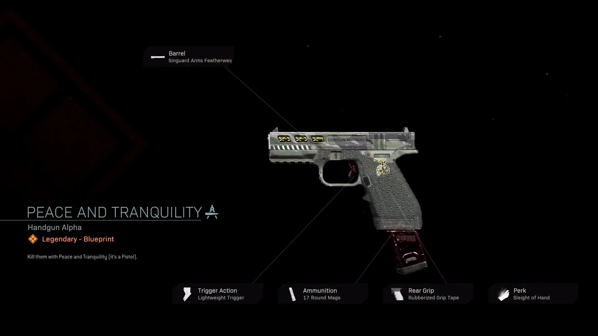 Peace And Tranquility - COD Warzone and Modern Warfare Weapon Blueprint | Call of Duty