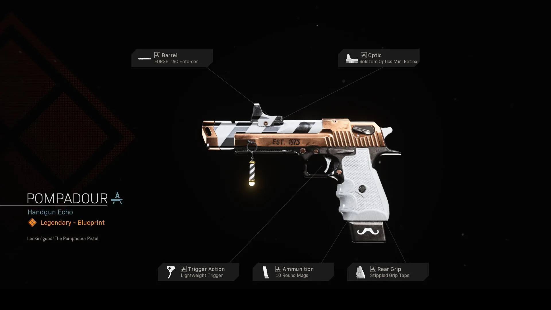 Pompadour - COD Warzone and Modern Warfare Weapon Blueprint | Call of Duty Pompadour - COD Warzone and Modern Warfare Weapon Blueprint | Call of Duty