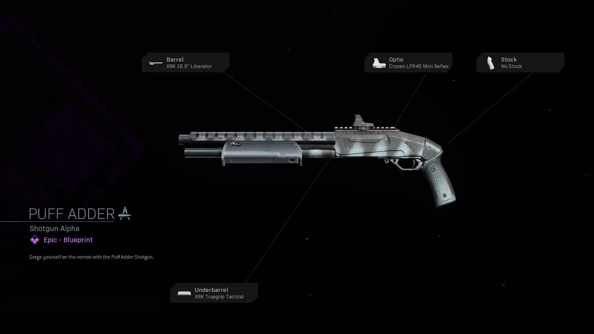 Puff Adder - COD Warzone and Modern Warfare Weapon Blueprint | Call of Duty
