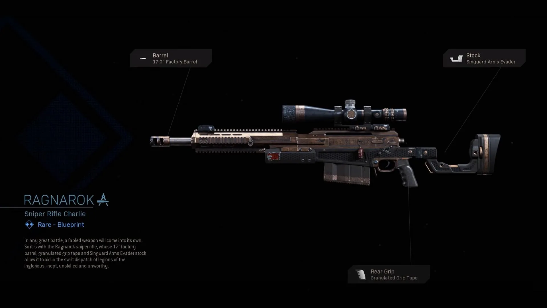 Ragnarok - COD Warzone and Modern Warfare Weapon Blueprint | Call of Duty Ragnarok - COD Warzone and Modern Warfare Weapon Blueprint | Call of Duty