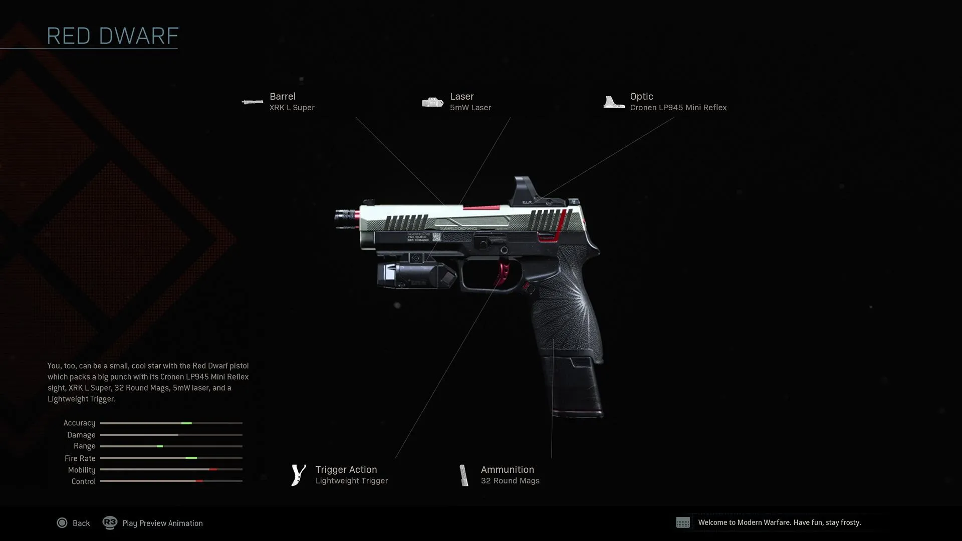 Red Dwarf - COD Warzone and Modern Warfare Weapon Blueprint | Call of Duty Red Dwarf - COD Warzone and Modern Warfare Weapon Blueprint | Call of Duty