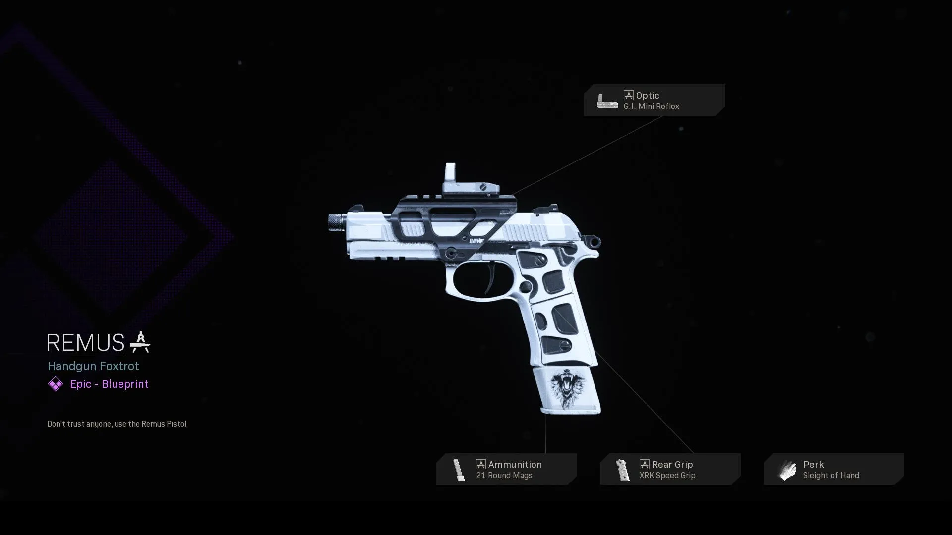Remus - COD Warzone and Modern Warfare Weapon Blueprint | Call of Duty Remus - COD Warzone and Modern Warfare Weapon Blueprint | Call of Duty