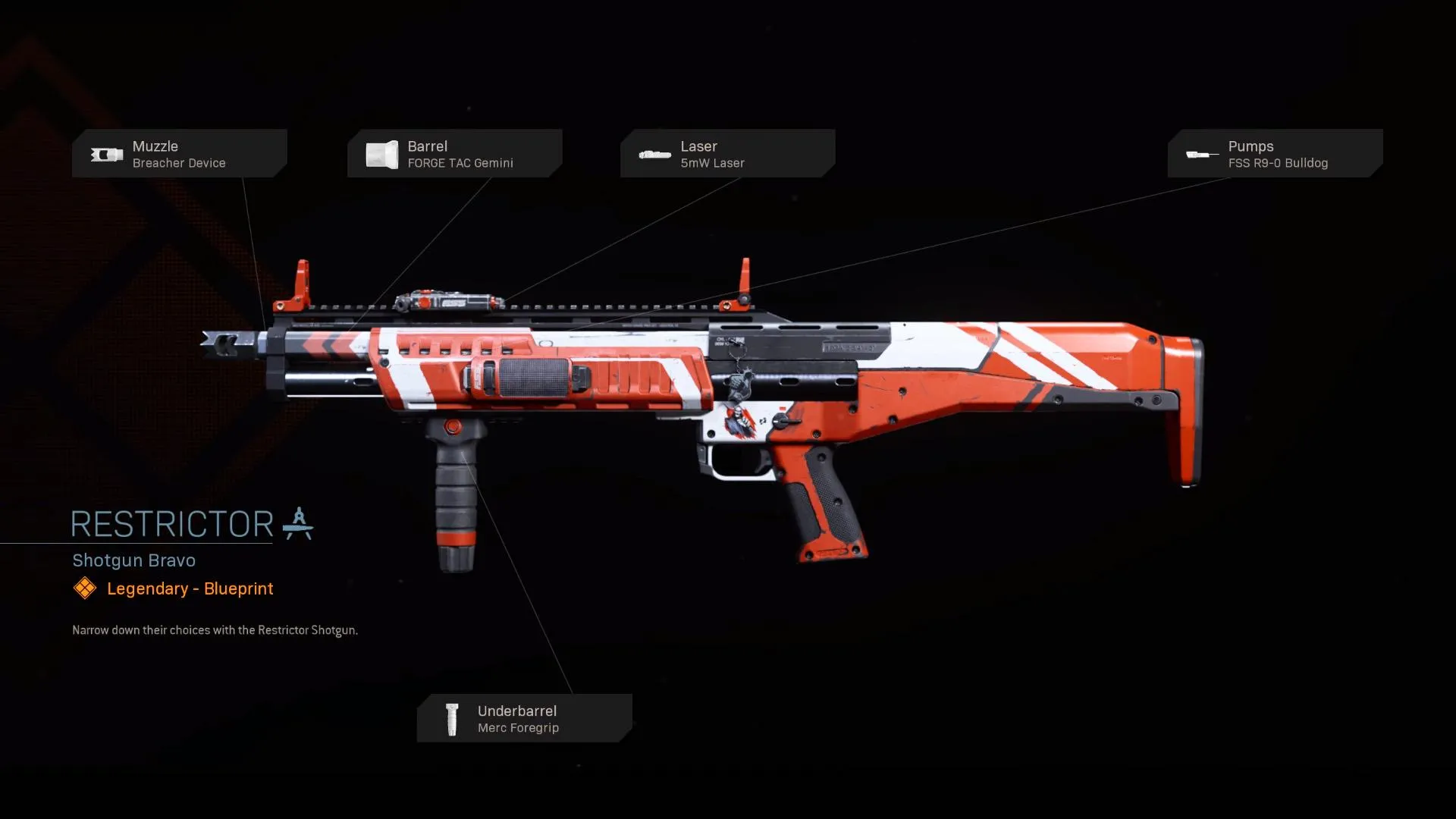 Restrictor - COD Warzone and Modern Warfare Weapon Blueprint | Call of Duty Restrictor - COD Warzone and Modern Warfare Weapon Blueprint | Call of Duty