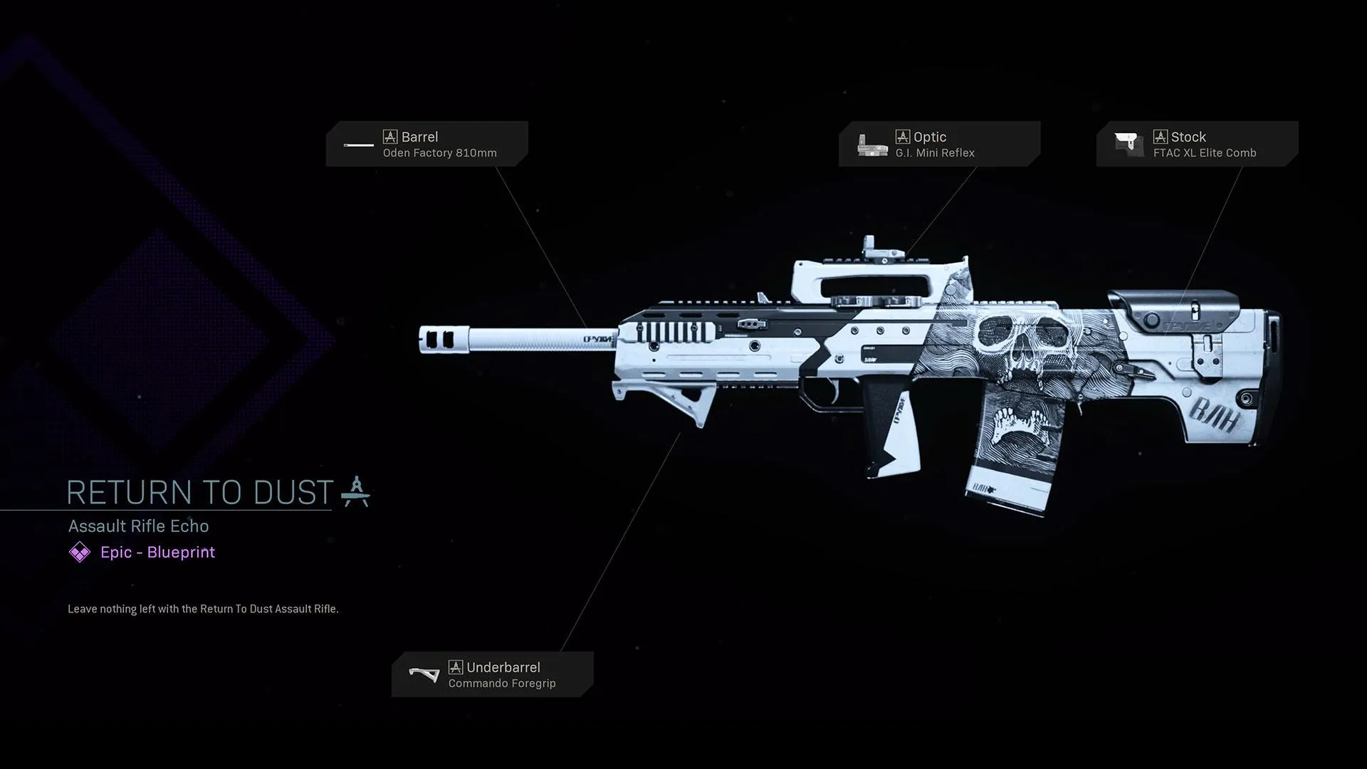 Return To Dust - COD Warzone and Modern Warfare Weapon Blueprint | Call of Duty Return To Dust - COD Warzone and Modern Warfare Weapon Blueprint | Call of Duty