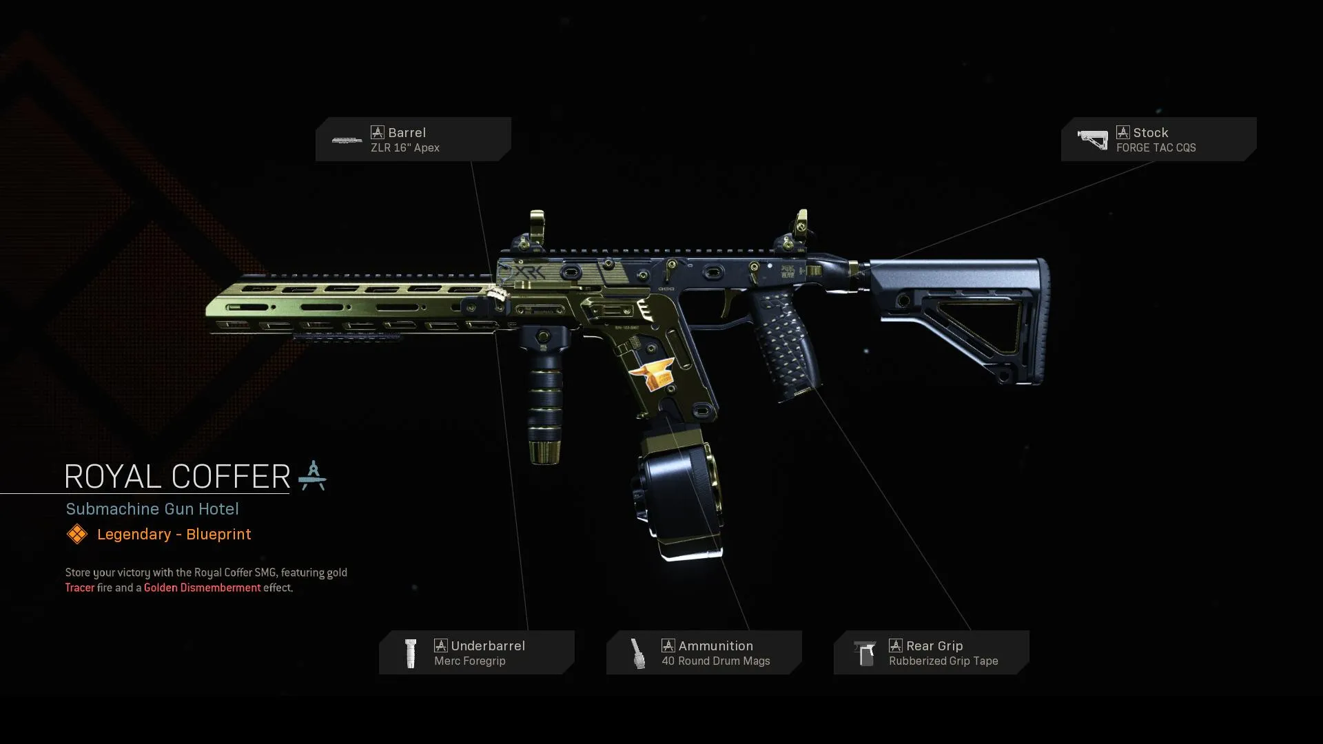 Royal Coffer - COD Warzone and Modern Warfare Weapon Blueprint | Call of Duty