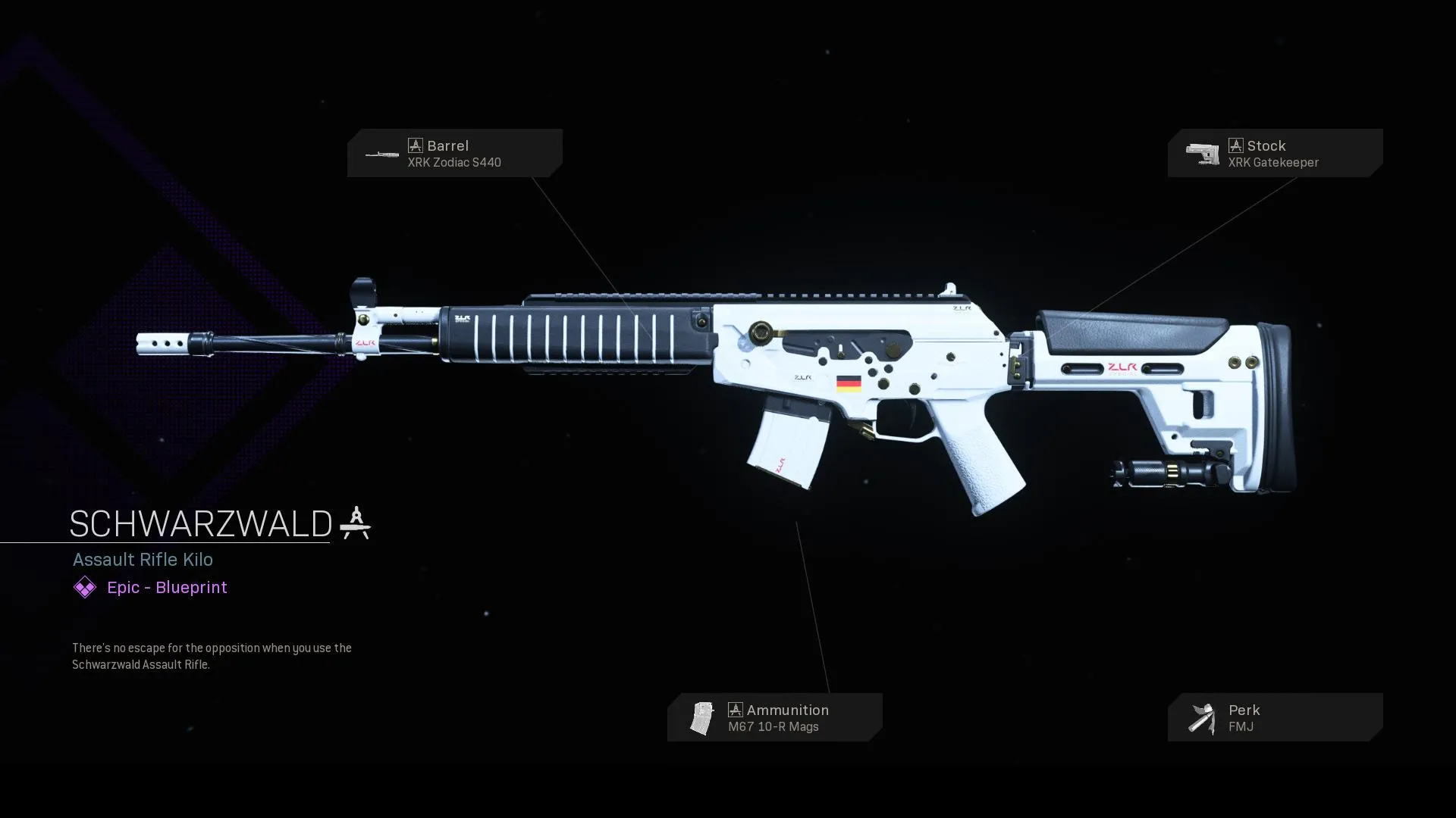 Schwarzwald - COD Warzone and Modern Warfare Weapon Blueprint | Call of Duty