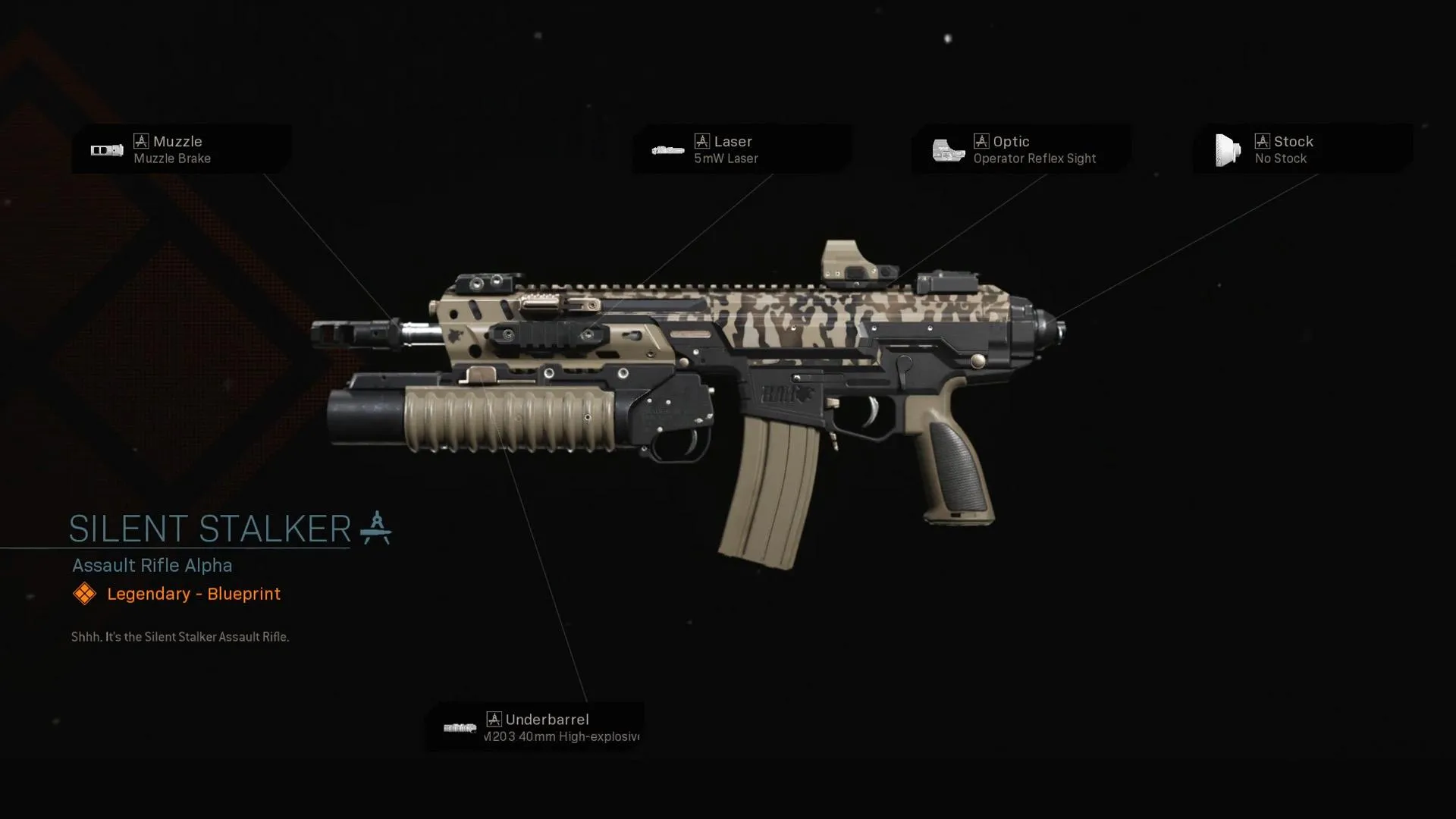 Silent Stalker - COD Warzone and Modern Warfare Weapon Blueprint | Call of Duty Silent Stalker - COD Warzone and Modern Warfare Weapon Blueprint | Call of Duty