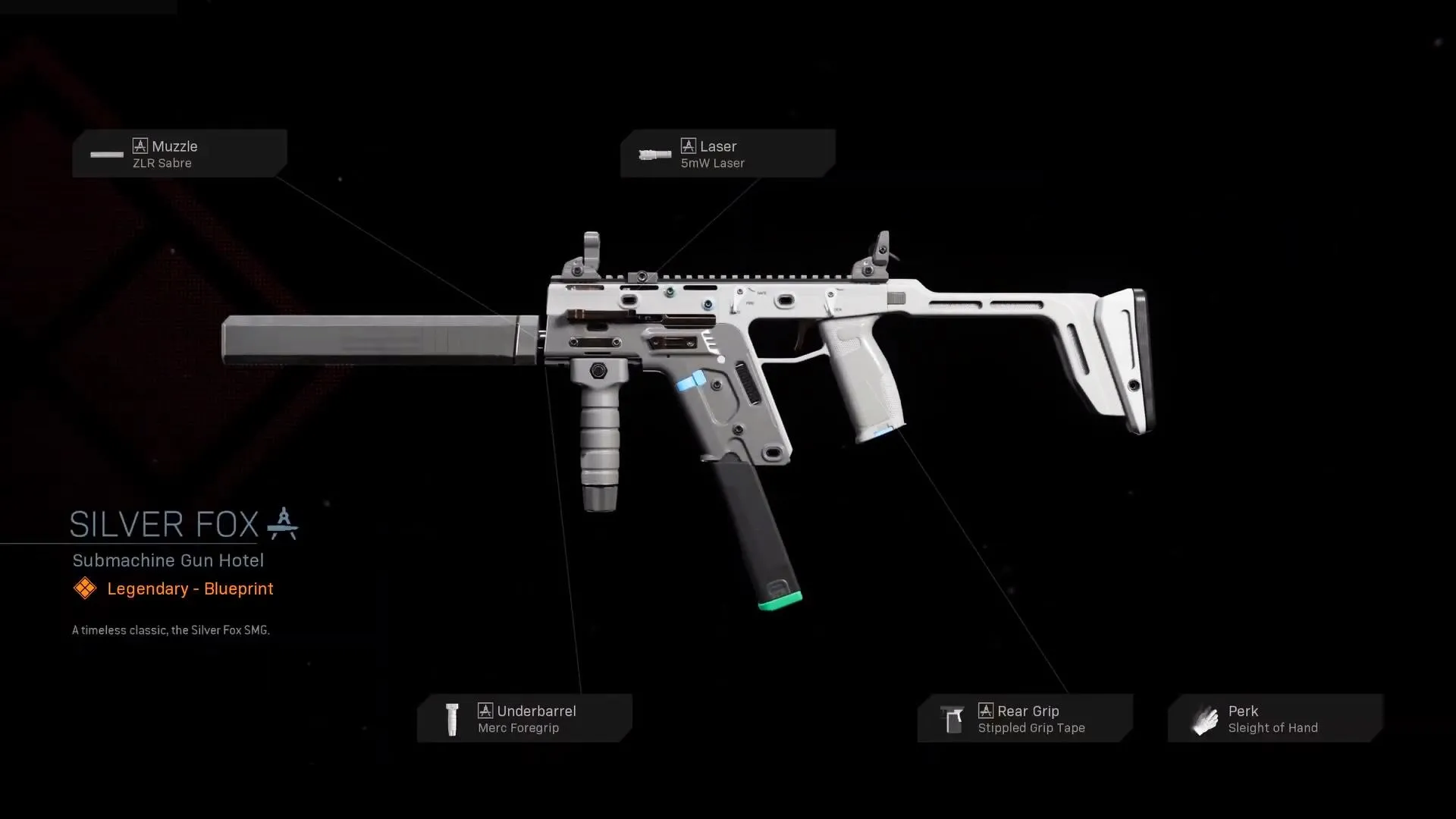 Silver Fox - COD Warzone and Modern Warfare Weapon Blueprint | Call of Duty Silver Fox - COD Warzone and Modern Warfare Weapon Blueprint | Call of Duty