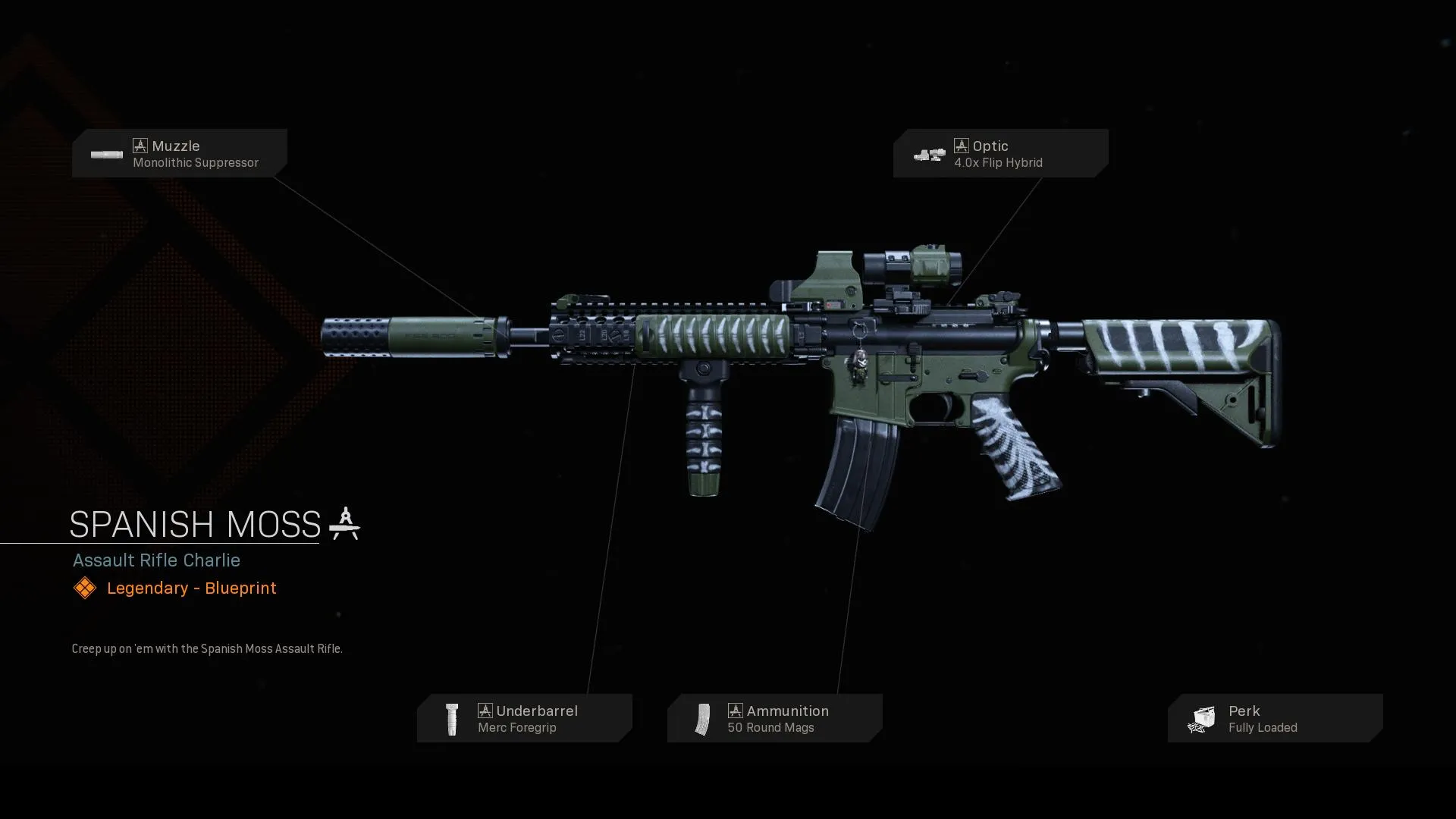 Spanish Moss - COD Warzone and Modern Warfare Weapon Blueprint | Call of Duty