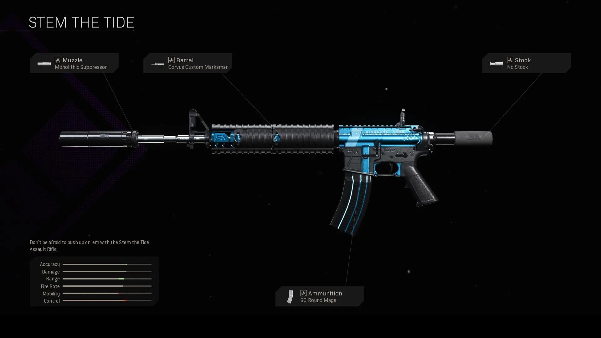 Stem The Tide - COD Warzone and Modern Warfare Weapon Blueprint | Call of Duty Stem The Tide - COD Warzone and Modern Warfare Weapon Blueprint | Call of Duty