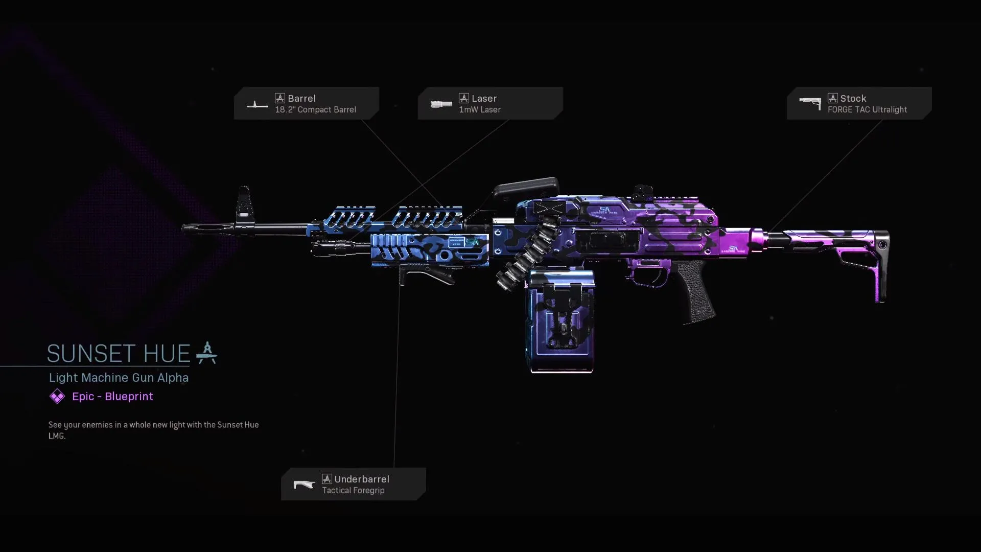 Sunset Hue - COD Warzone and Modern Warfare Weapon Blueprint | Call of Duty Sunset Hue - COD Warzone and Modern Warfare Weapon Blueprint | Call of Duty