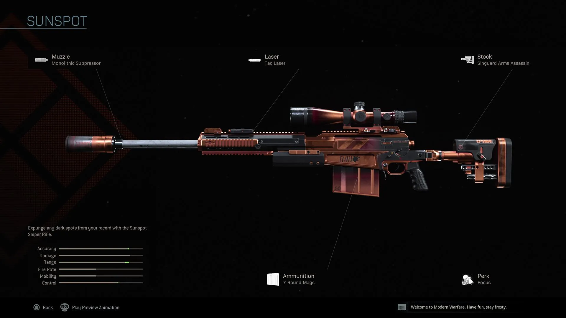 Sunspot - COD Warzone and Modern Warfare Weapon Blueprint | Call of Duty Sunspot - COD Warzone and Modern Warfare Weapon Blueprint | Call of Duty
