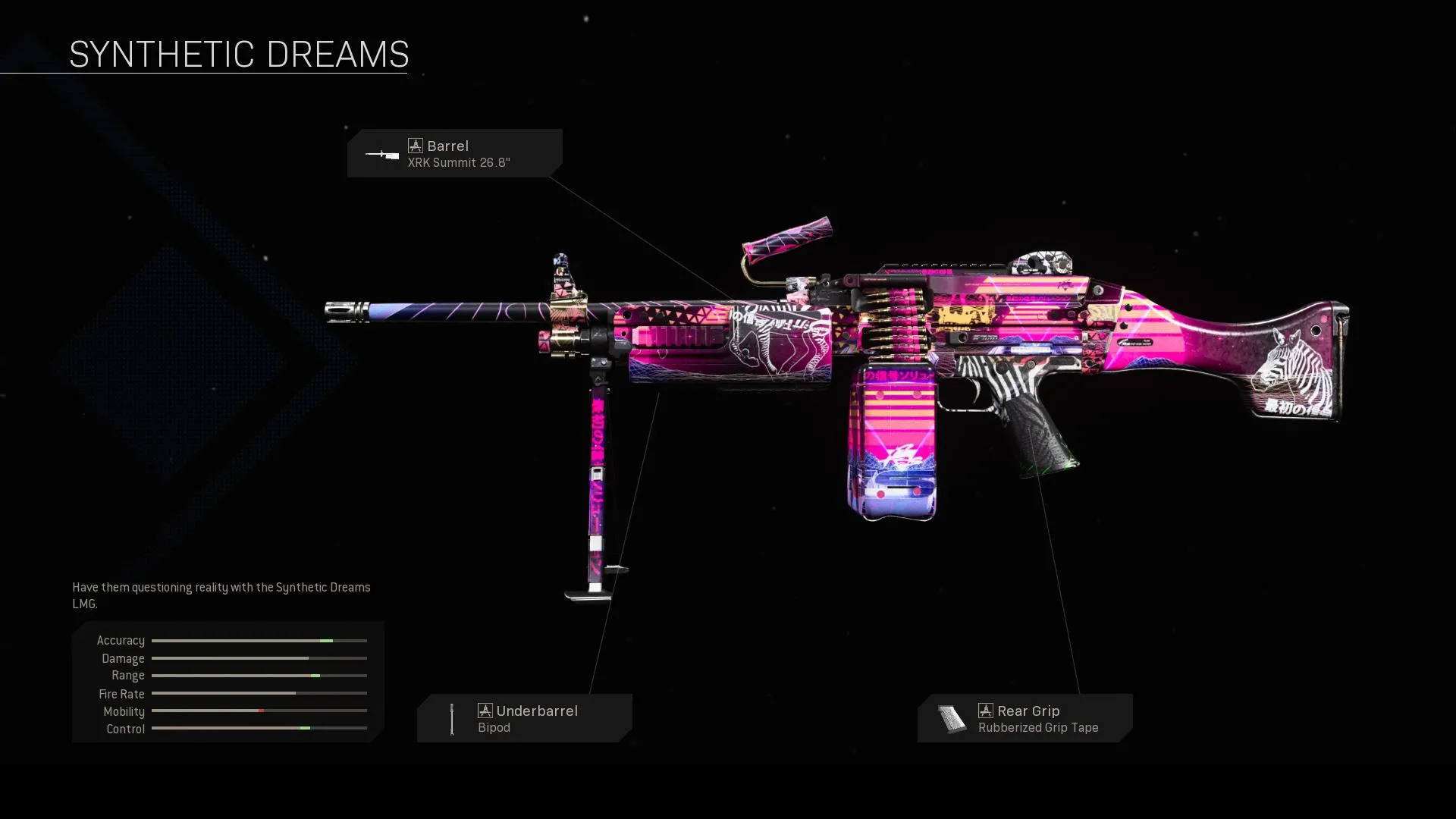 Synthetic Dreams - COD Warzone and Modern Warfare Weapon Blueprint | Call of Duty Synthetic Dreams - COD Warzone and Modern Warfare Weapon Blueprint | Call of Duty