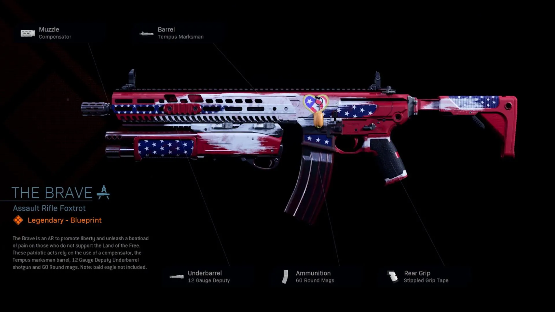 The Brave - COD Warzone and Modern Warfare Weapon Blueprint | Call of Duty