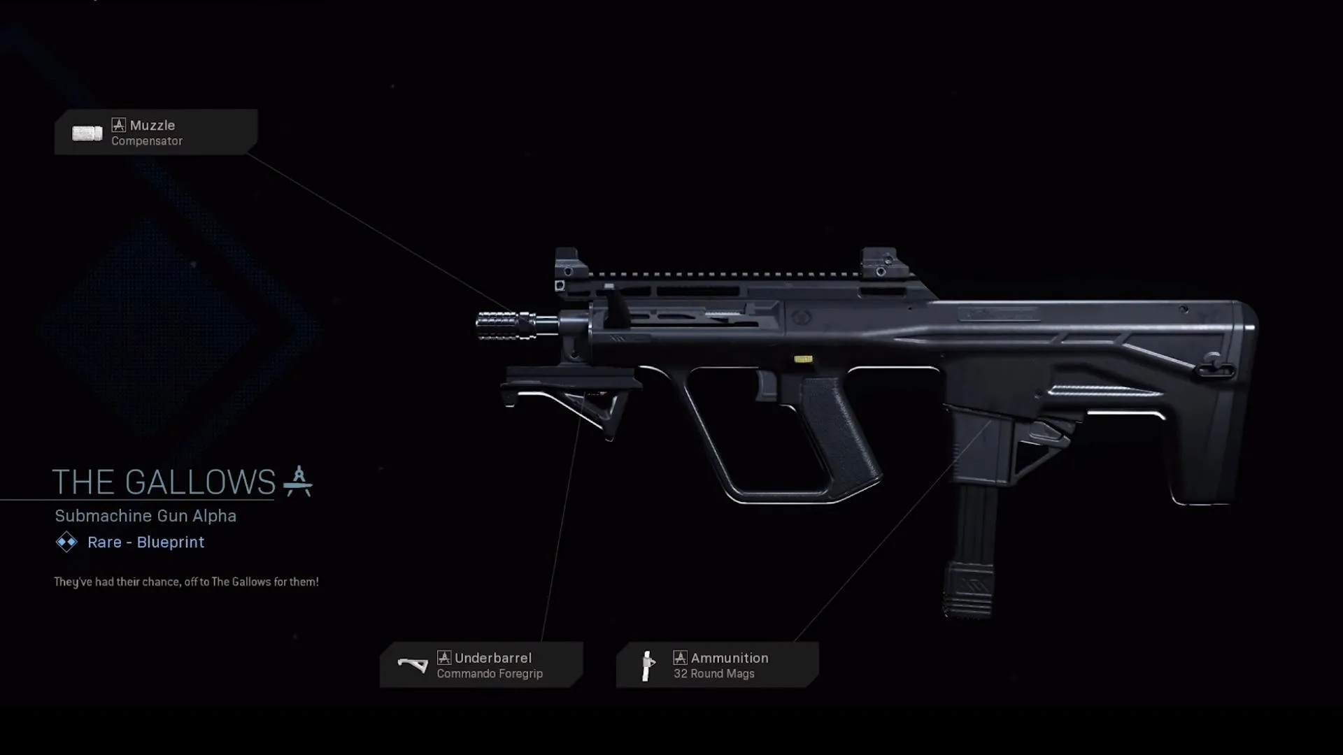 The Gallows - COD Warzone and Modern Warfare Weapon Blueprint | Call of Duty The Gallows - COD Warzone and Modern Warfare Weapon Blueprint | Call of Duty