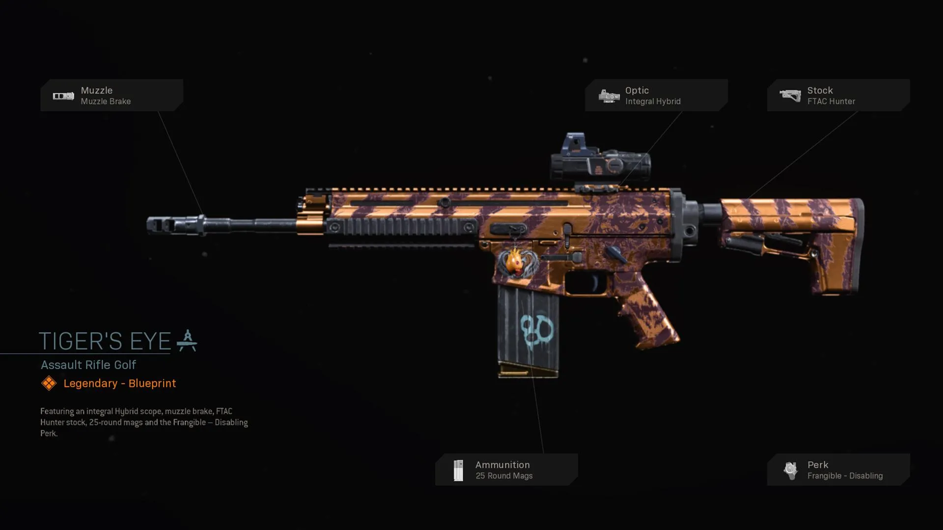 Tiger’s Eye - COD Warzone and Modern Warfare Weapon Blueprint | Call of Duty