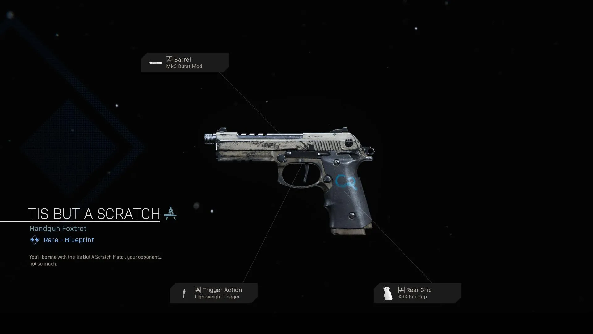 Tis But A Scratch - COD Warzone and Modern Warfare Weapon Blueprint | Call of Duty Tis But A Scratch - COD Warzone and Modern Warfare Weapon Blueprint | Call of Duty