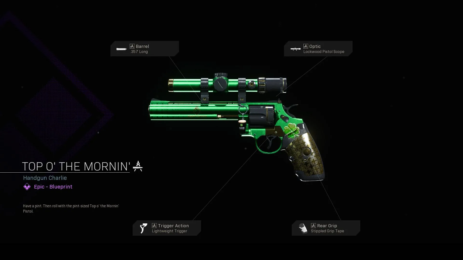 Top O' The Mornin' - COD Warzone and Modern Warfare Weapon Blueprint | Call of Duty Top O' The Mornin' - COD Warzone and Modern Warfare Weapon Blueprint | Call of Duty