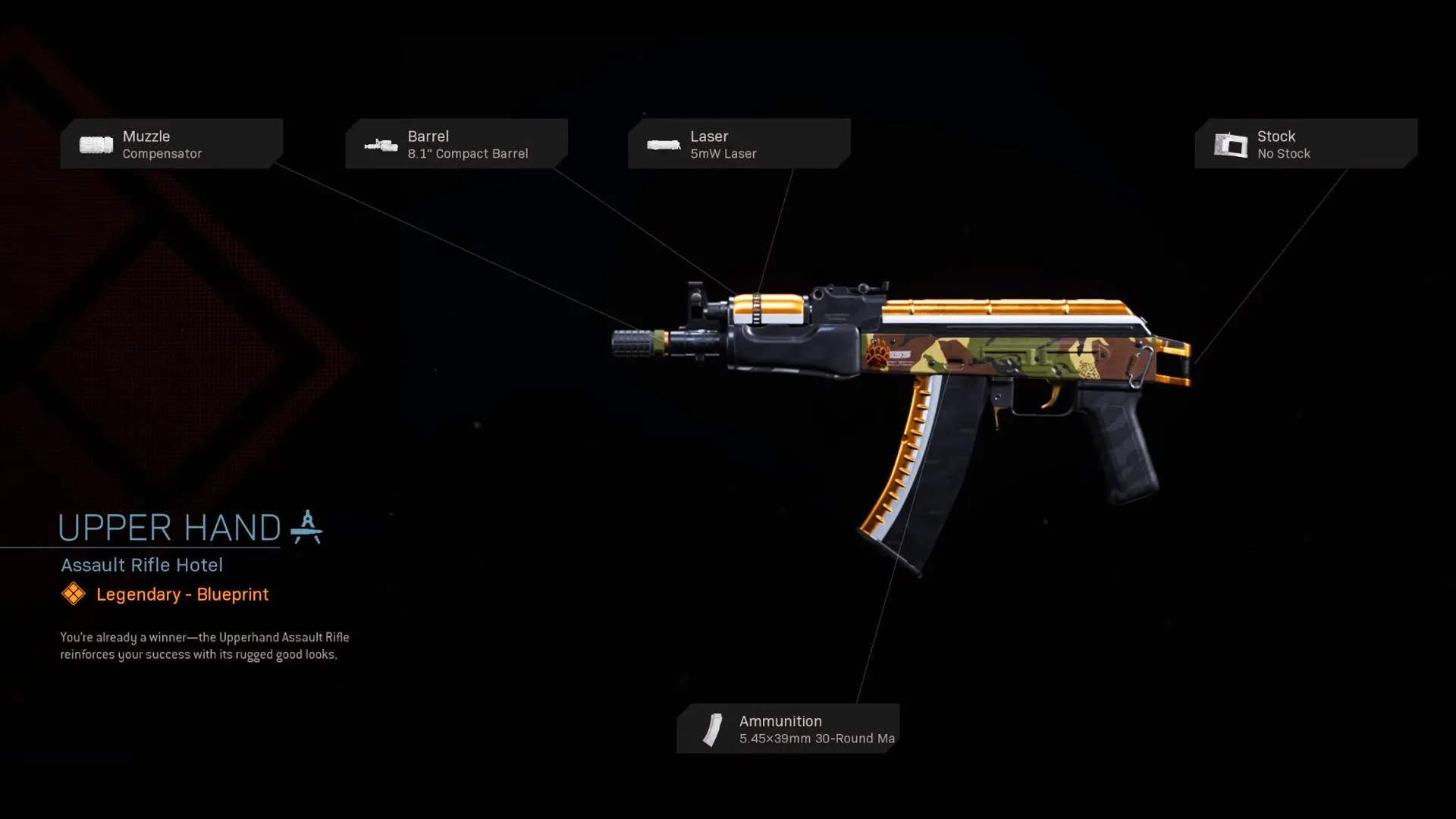 Upper Hand - COD Warzone and Modern Warfare Weapon Blueprint | Call of Duty