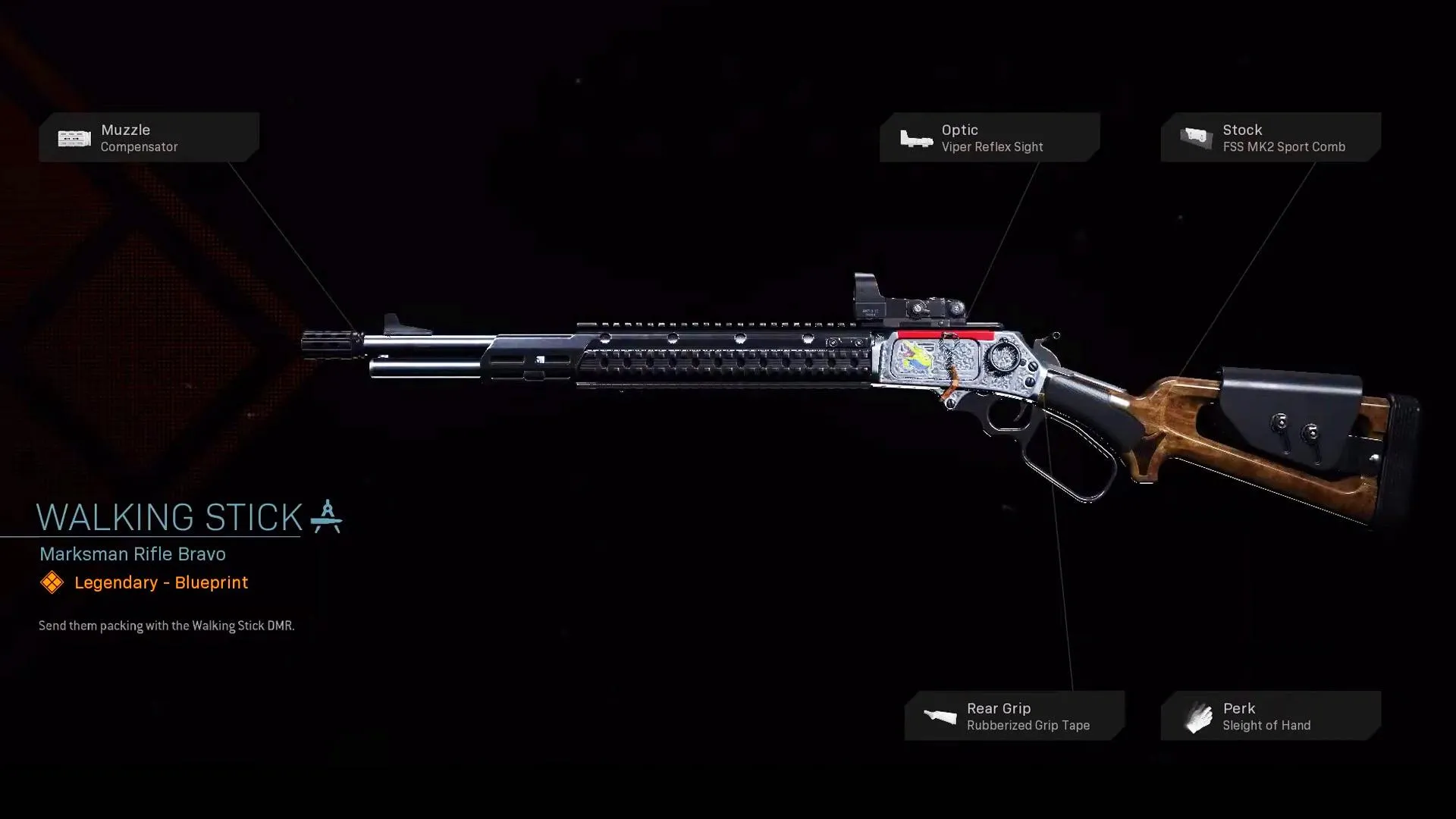 Walking Stick - COD Warzone and Modern Warfare Weapon Blueprint | Call of Duty Walking Stick - COD Warzone and Modern Warfare Weapon Blueprint | Call of Duty