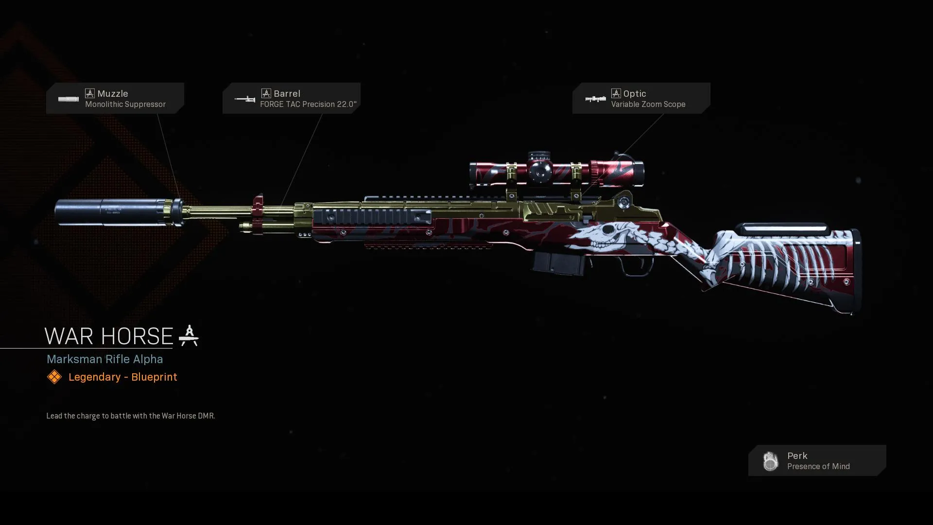 War Horse - COD Warzone and Modern Warfare Weapon Blueprint | Call of Duty War Horse - COD Warzone and Modern Warfare Weapon Blueprint | Call of Duty