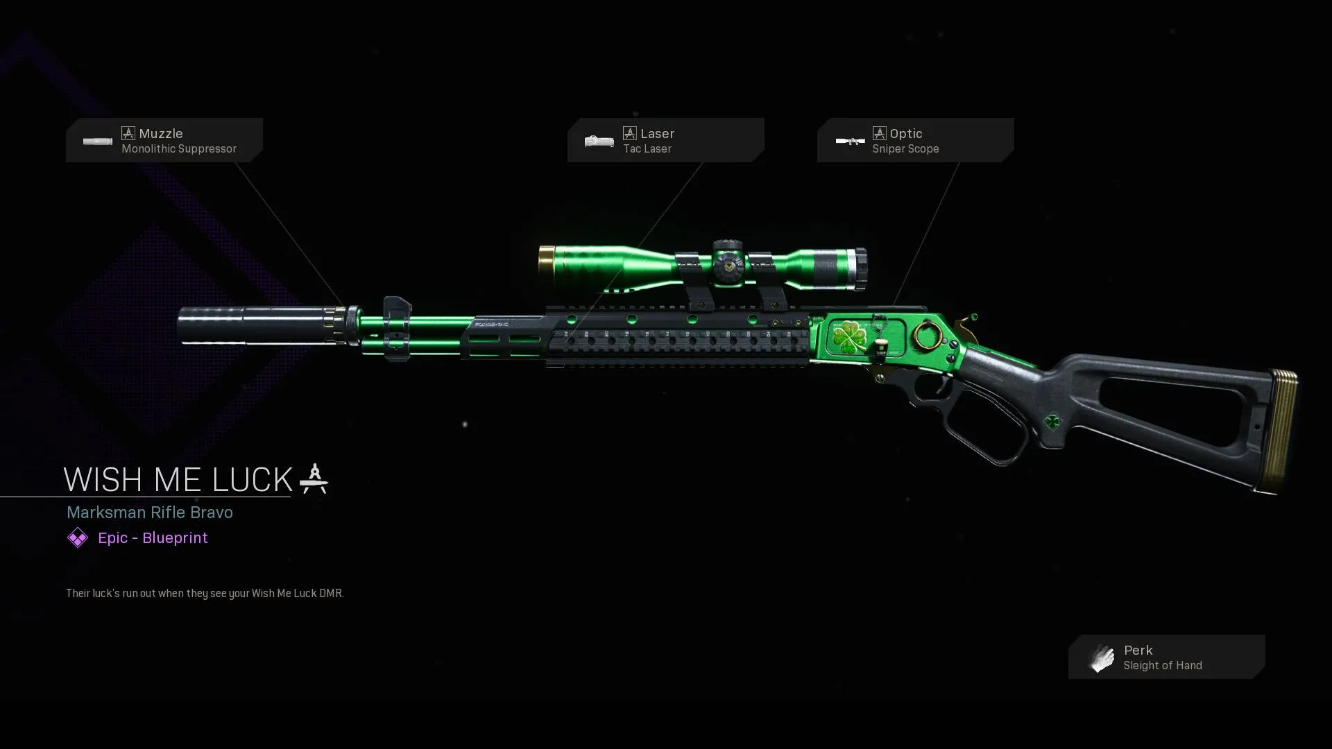 Wish Me Luck - COD Warzone and Modern Warfare Weapon Blueprint | Call of Duty Wish Me Luck - COD Warzone and Modern Warfare Weapon Blueprint | Call of Duty