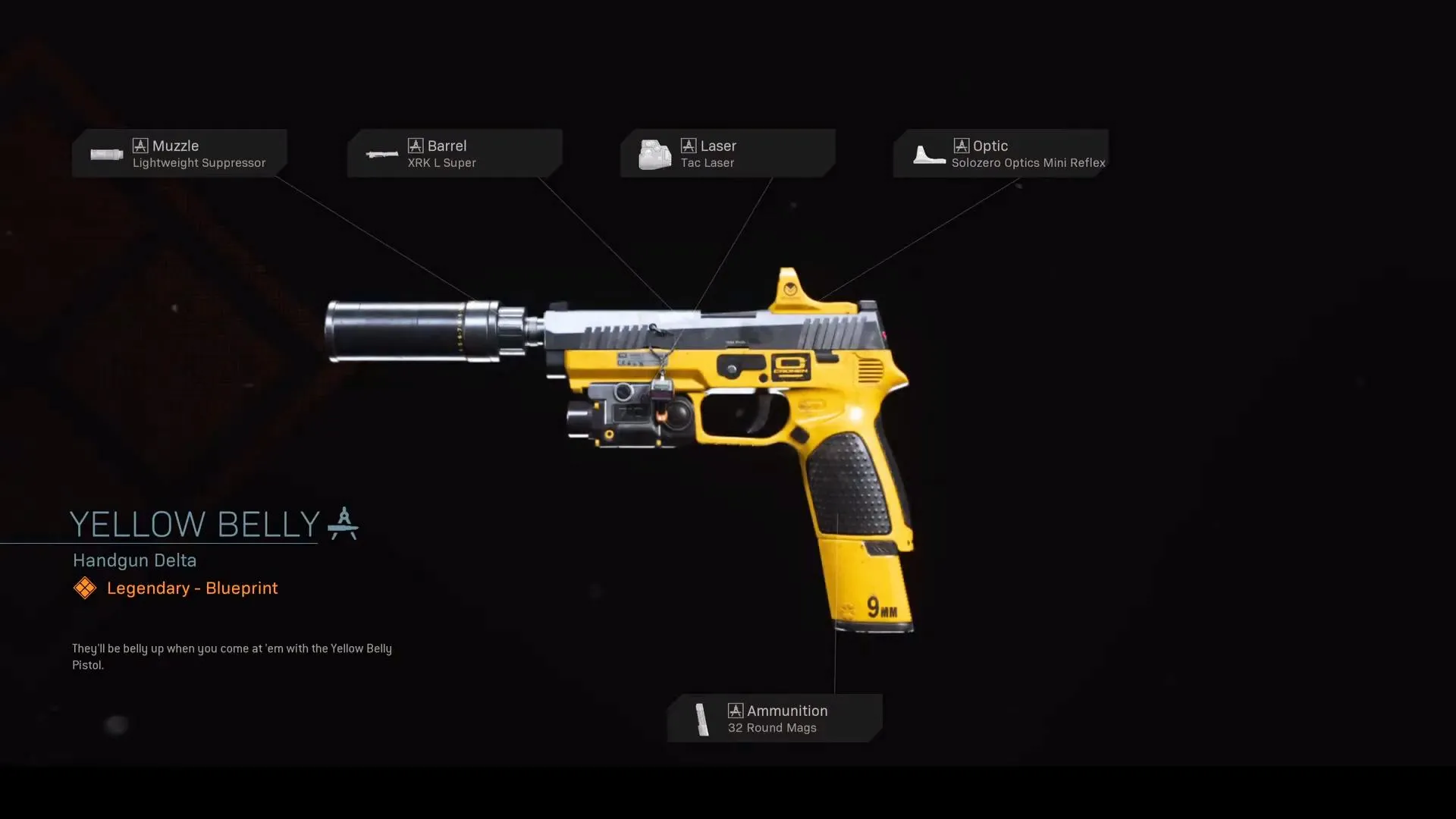 Yellow Belly - COD Warzone and Modern Warfare Weapon Blueprint | Call of Duty