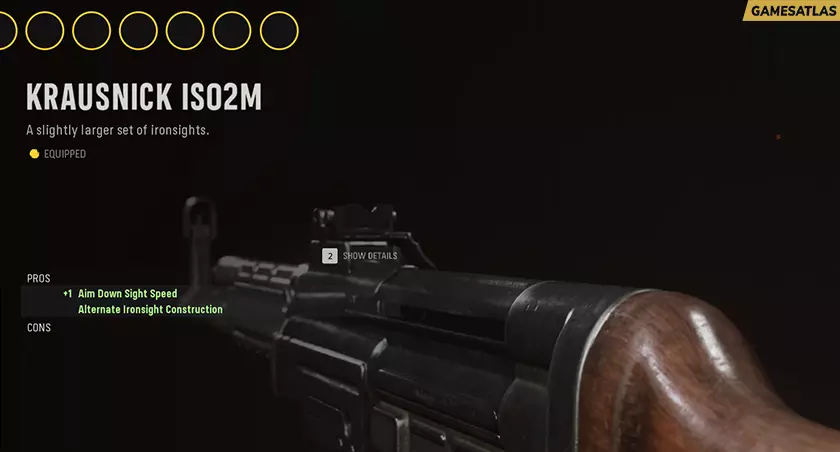 Krausnick IS02M - Optic Attachments in COD Vanguard