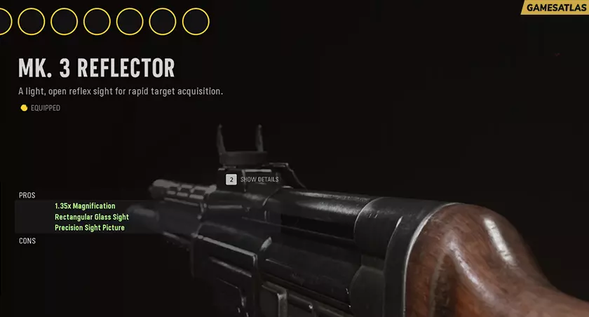 Mk. 3 Reflector - Optic Attachments in COD Vanguard