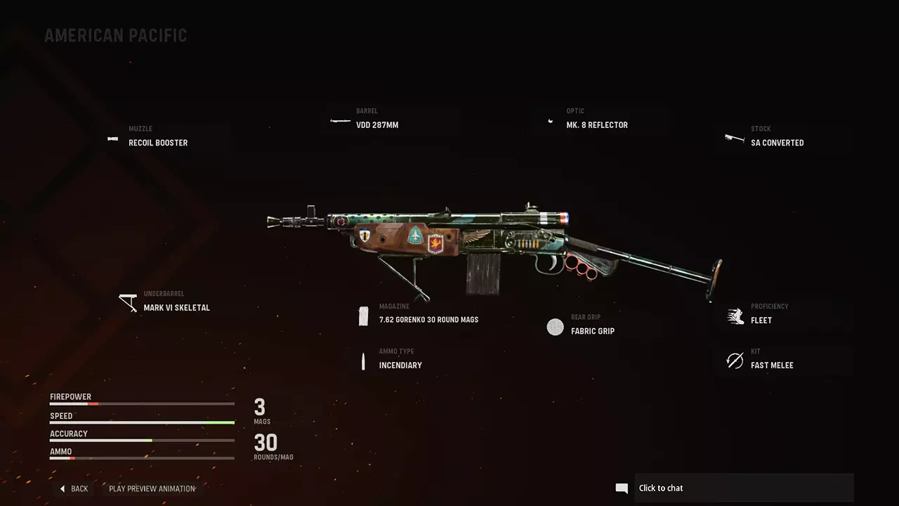 American Pacific - COD Warzone and Vanguard Weapon Blueprint | Call of Duty
