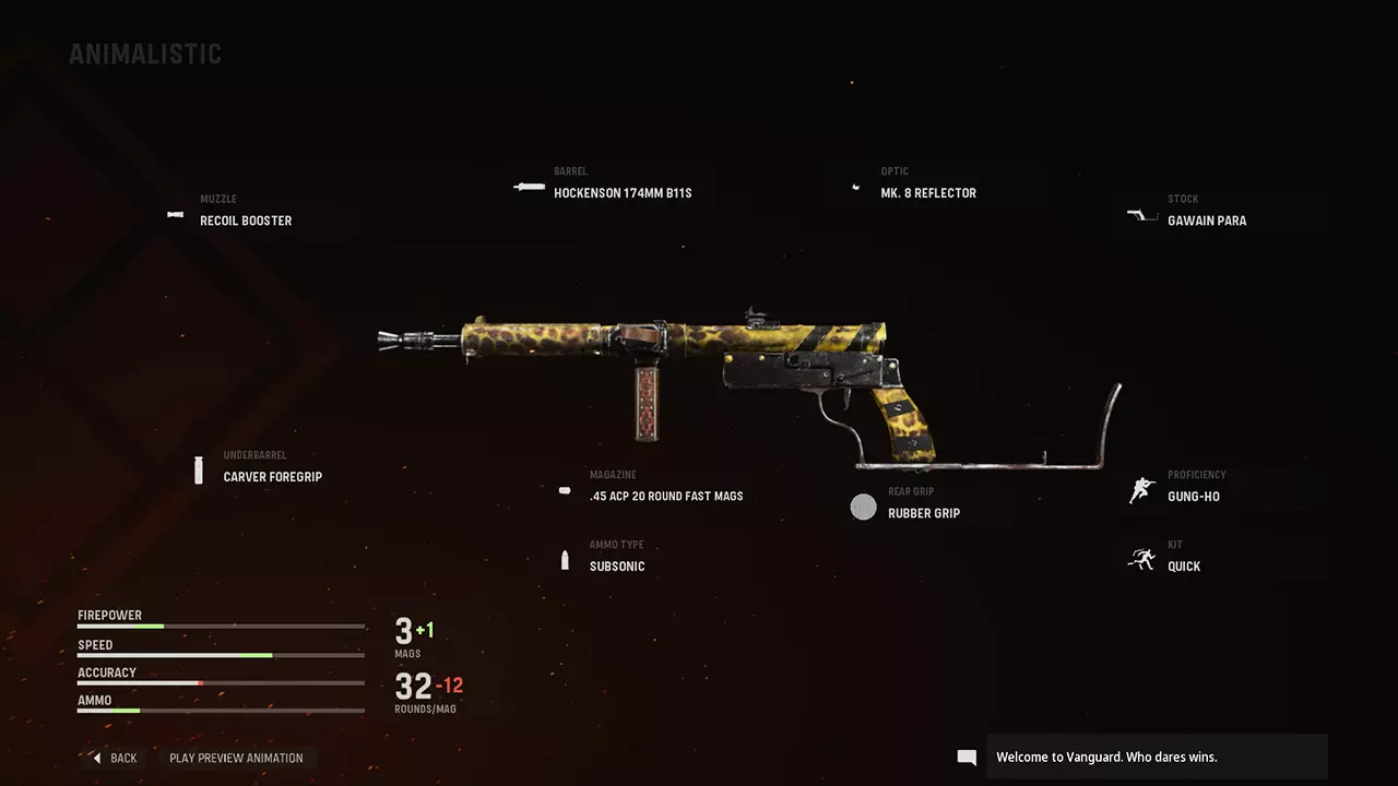 Animalistic - COD Warzone and Vanguard Weapon Blueprint | Call of Duty