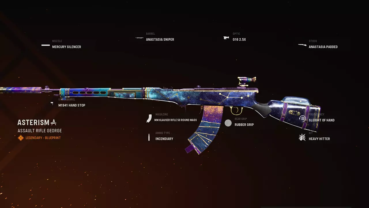 Asterism - COD Warzone and Vanguard Weapon Blueprint | Call of Duty