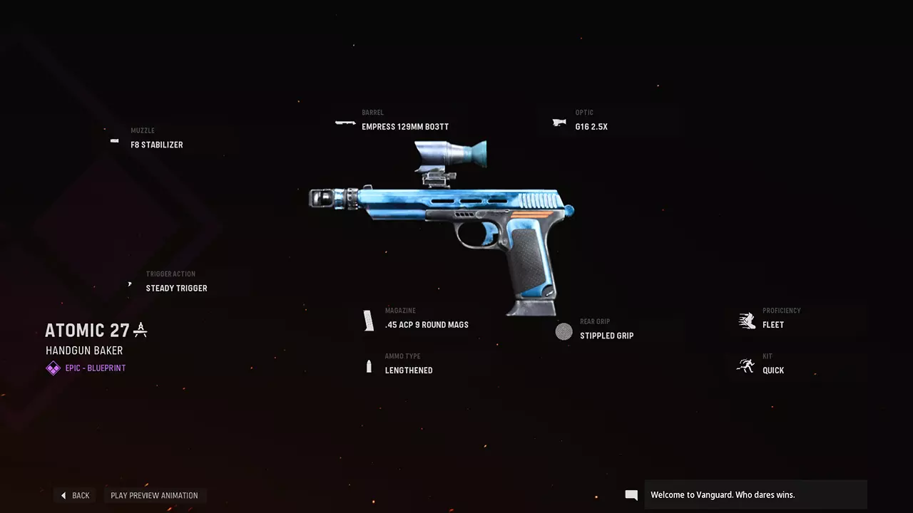 Atomic 27 - COD Warzone and Vanguard Weapon Blueprint | Call of Duty Atomic 27 - COD Warzone and Vanguard Weapon Blueprint | Call of Duty