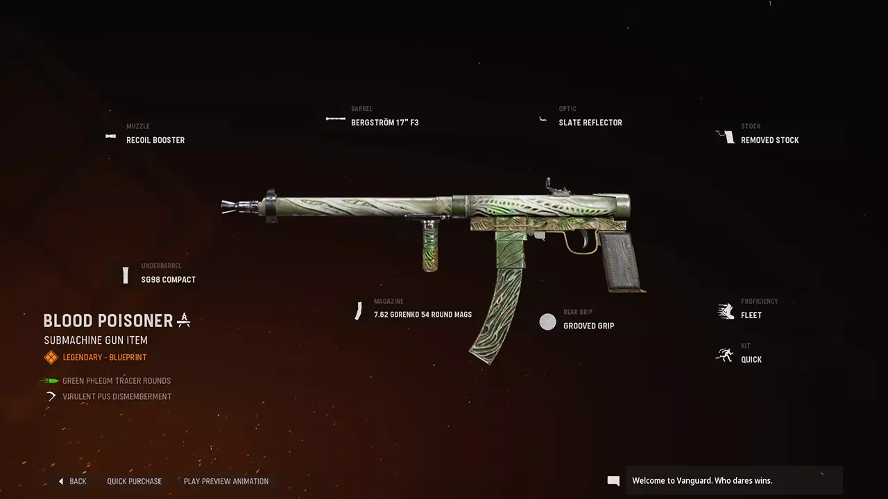 Blood Poisoner - COD Warzone and Vanguard Weapon Blueprint | Call of Duty Blood Poisoner - COD Warzone and Vanguard Weapon Blueprint | Call of Duty