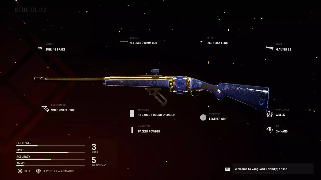 Blue Glitz - COD Warzone and Vanguard Weapon Blueprint | Call of Duty
