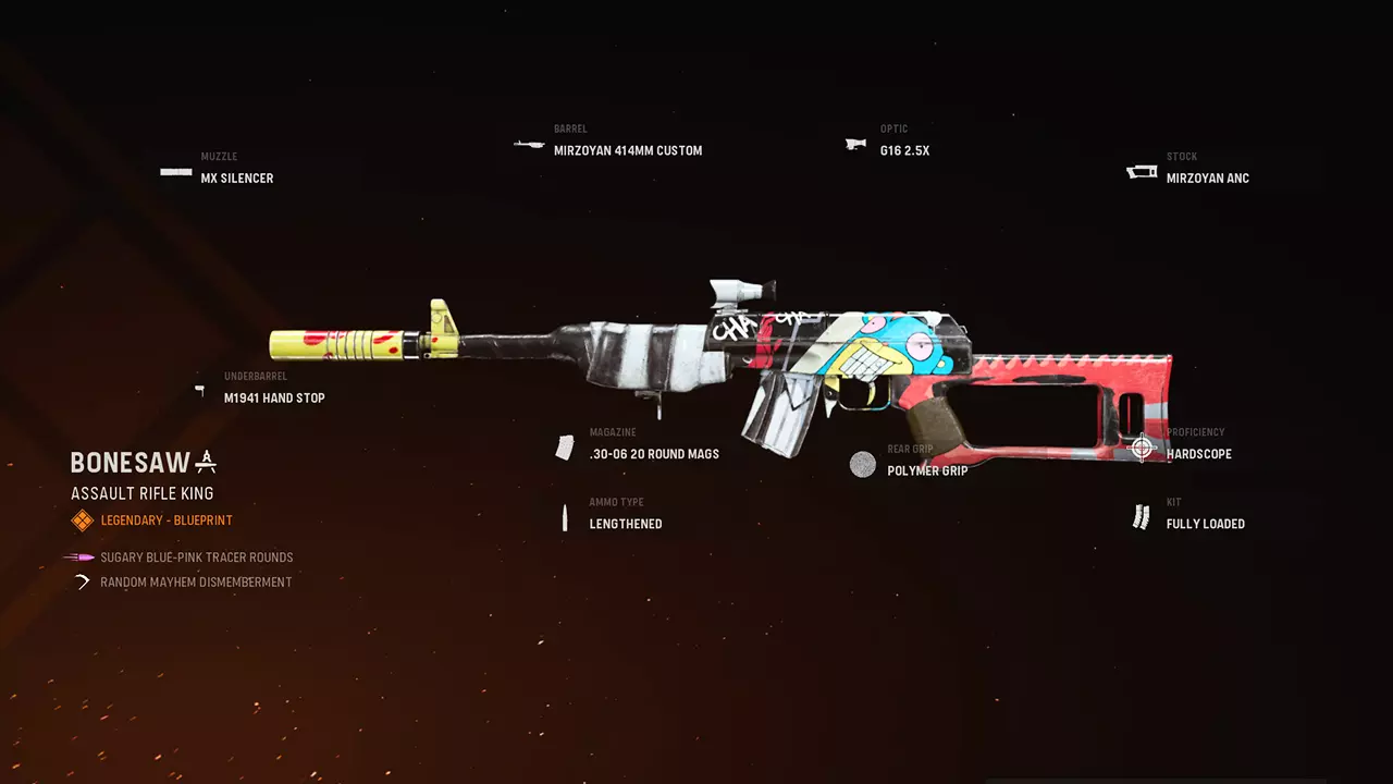 Bonesaw - COD Warzone and Vanguard Weapon Blueprint | Call of Duty