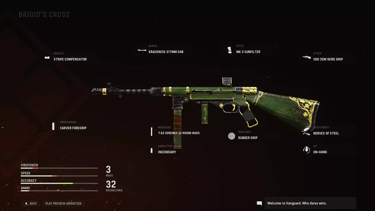 Brigid's Cross - COD Warzone and Vanguard Weapon Blueprint | Call of Duty