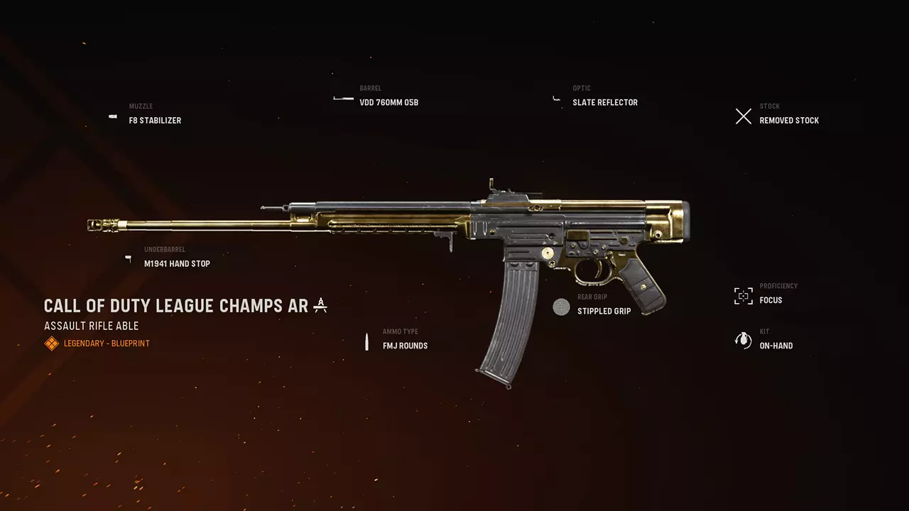 CDL Champs 2022 AR - COD Warzone and Vanguard Weapon Blueprint | Call of Duty CDL Champs 2022 AR - COD Warzone and Vanguard Weapon Blueprint | Call of Duty