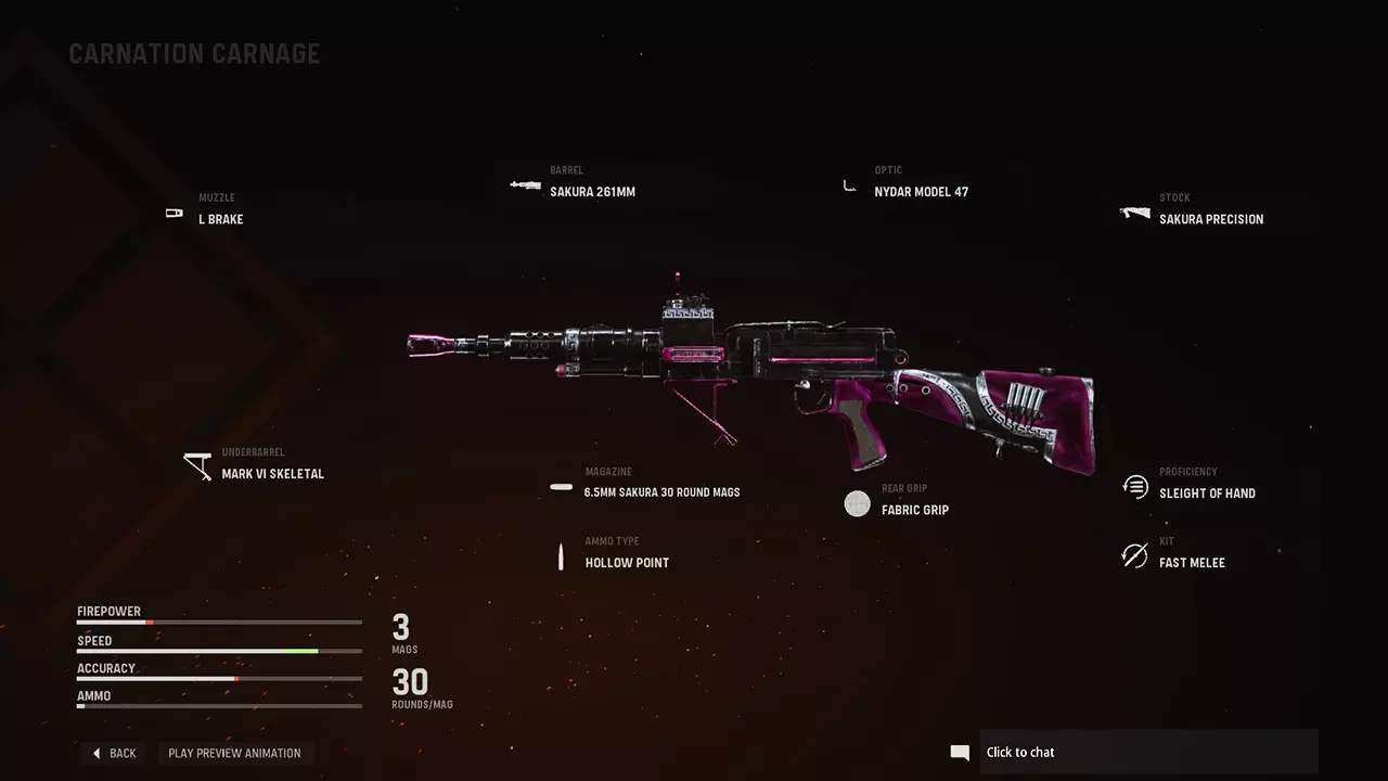 Carnation Carnage - COD Warzone and Vanguard Weapon Blueprint | Call of Duty Carnation Carnage - COD Warzone and Vanguard Weapon Blueprint | Call of Duty