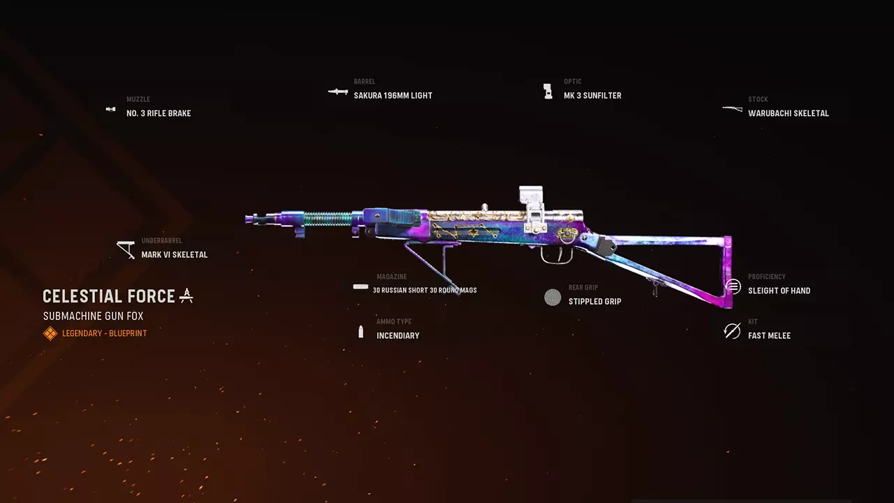 Celestial Force - COD Warzone and Vanguard Weapon Blueprint | Call of Duty
