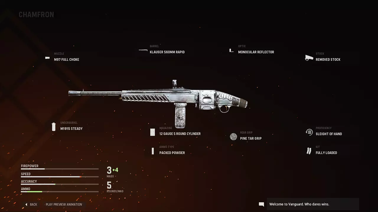 Chamfron - COD Warzone and Vanguard Weapon Blueprint | Call of Duty Chamfron - COD Warzone and Vanguard Weapon Blueprint | Call of Duty