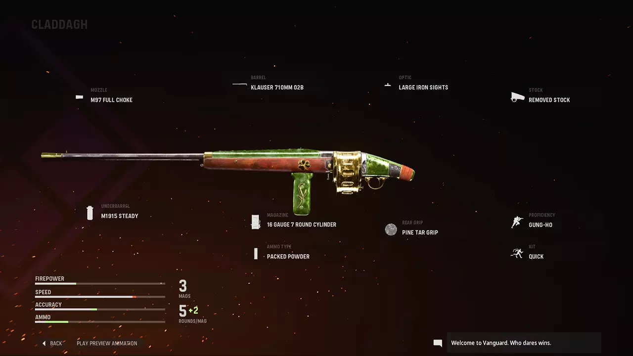 Claddagh - COD Warzone and Vanguard Weapon Blueprint | Call of Duty